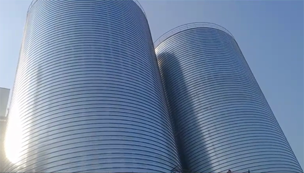 新巴尔虎左2座混凝土高架卷板仓